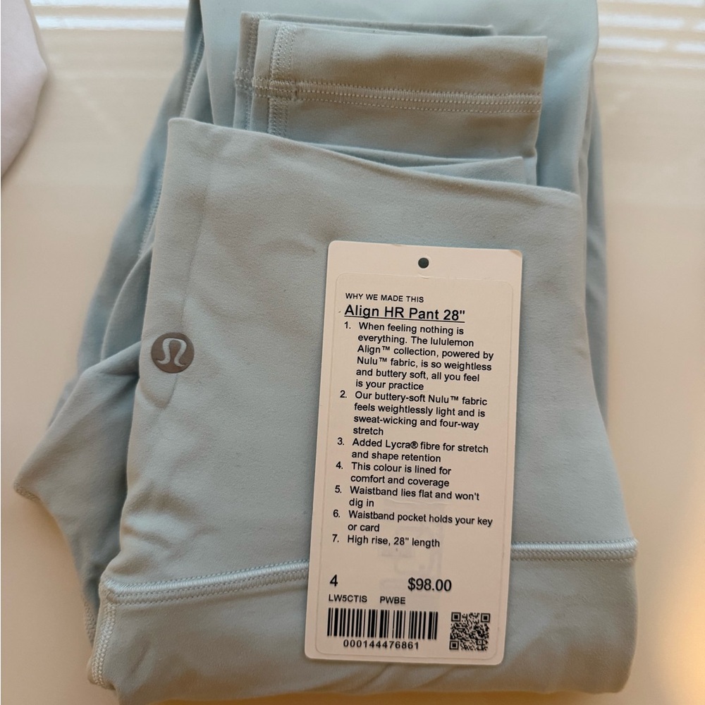 lululemon athletica Align HR Pant 28" — Light Blue